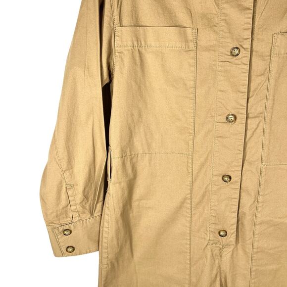 Abercrombie & Fitch x N. Benefield Wide-Leg Coverall Jumpsuit Sz XS Tan *Read* - Picture 11 of 12